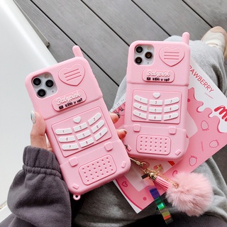 popular ins Rosa barbie Teléfono Modelo 3d Silicona Suave Casos De Para iphone 11 12 13 pro max xs xr x 7 8 plus (1)