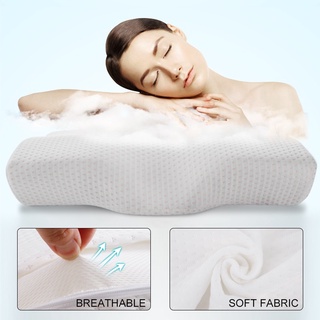 Almohada de rebote lento de espuma viscoelástica almohada de salud Cervical almohada creativa cómoda espuma de memoria protección del cuello