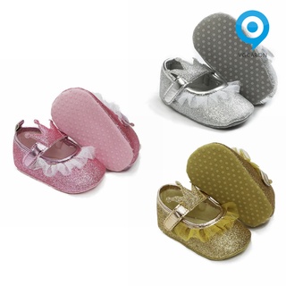 Lasvegas verano bebé niñas suela suave antideslizante princesa todo-partido zapatillas de deporte zapatos de niño