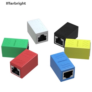 [Iffarbright] 1Pc RJ45 Connector Adapter Cat7/6/5E 8P8C Network Extension for Ethernet Cable . (7)
