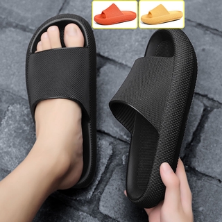 EU36-45 Japanese Muffin Thick Bottom Increased Slippers for Women Men