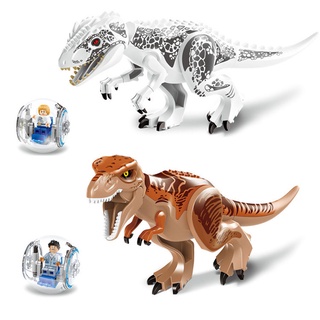 Jurassic Dinosaur Building Blocks Enlighten Figure Children Blocks Toys