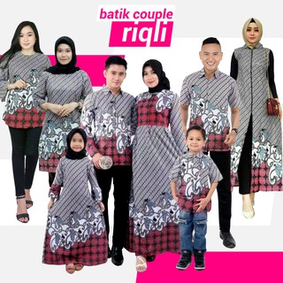 Batik pareja familia SARIMBIT calidad MORENA motivo
