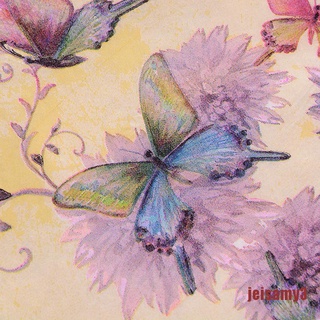 [jei] 20pcs mariposa patrón Decoupage servilleta papel pañuelo para decoración de boda de navidad Jsy (9)