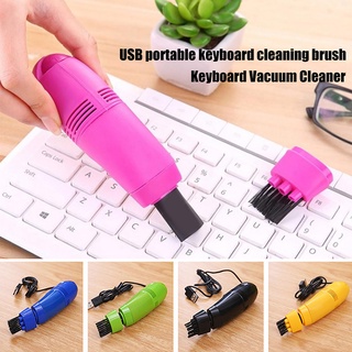 Cepillo para portátil práctico colores convenientes USB teclado aspirador impresora