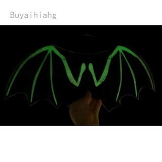 Buyaihiahg 2021 nuevo disfraz de alas de murciélago luminosas alas de murciélago Halloween Cosplay disfraz para gato pequeño gatito cachorro mascota perro