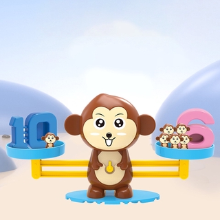 Montessori matemáticas juguete Digital mono balanza número juego de mesa niños juguete