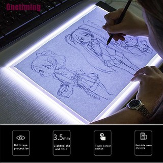 Onetiming marco De luz/Placa De esténcil con Arte Led/Usb/señal/almohadilla ajustable Para dibujar