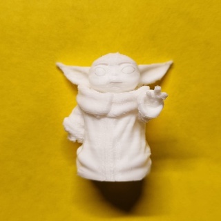 Mini Figura Baby Yoda para Rosca de Reyes 3D