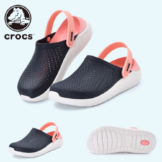 Sandalias/pantuflas deportivas Crocs/Azul/Rosa para mujer para exteriores (1)