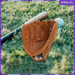 Thickened Baseball Glove Left Hand Infield Pitcher Gloves Softball Glove for Beginner Play Training