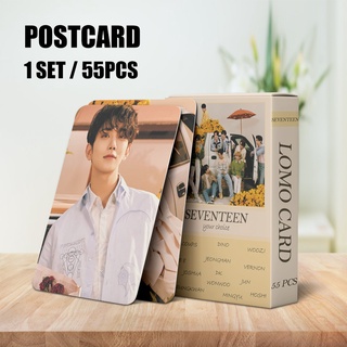 55pcs/Box SEVENTEEN Photo Card 2021 YOUR CHOICE Album LOMO Card Photo Cards Postcard