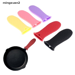 mingxuan2 - 1 soporte de silicona para olla de hierro fundido, mango de sartén caliente, soporte para olla, manga mx