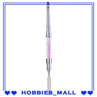 [hobbies] diy cepillo de poligel de doble punta poli uv gel extensiones de uñas diseño de pincel