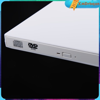 [rbqxn] lector de reproductor de DVD ROM externo USB2.0 Combo CDRW Drive para Laptop PC blanco (1)