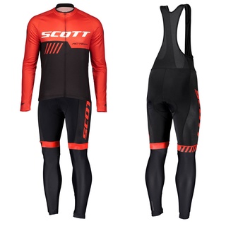 2022 nuevos hombres ropa de ciclismo + bicicleta Moutain conjunto de manga larga + secado rápido transpirable Pro ciclismo Jersey + pantalones con relleno de Gel 20D