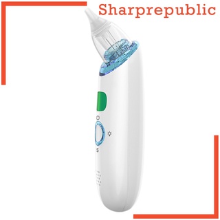 [SHARPREPUBLIC] Aspirador Nasal eléctrico para bebé, limpiador de nariz, ventosa Nasal, seguro higiénico (1)