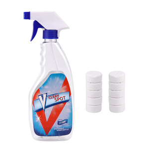 Tableta efervescente de eliminación de escala de descontaminación con botellas de Spray herramientas de limpieza del hogar