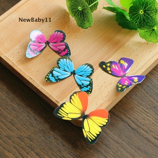 (Hotsale) 50 piezas de mariposas comestibles arco iris DIY Cupcake hada tartas decoración de obleas {bigsale}