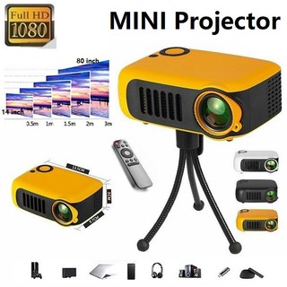 [Disponible En Inventario] Mini Proyector Portátil De 1080P/Interfaz Multifunción Para Cine Casa/Oficina