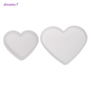 dreamy7 Silicone Mold Heart Shape Epoxy Resin DIY Jewelry Making Crafts Cake Decorations