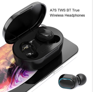 Original A7S Bluetooth V5.0 auriculares inalámbricos deportes Mini auriculares estéreo 3D