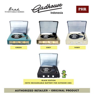 Gadhouse Brad Media Player - tocadiscos de vinilo (reproductor de discos de vinilo aleatorio)_nuevo