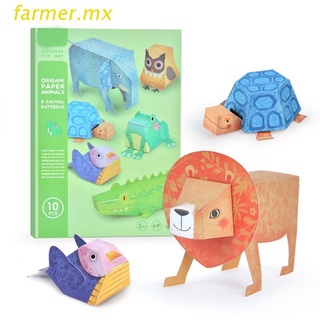 far1 confianza imaginación simulación papel corte juguete diy juguetes origami animales modelo