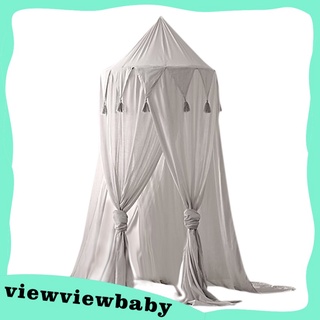 [viewviewbaby.] Princess Bed Canopy Mosquito Net for Kids Baby Round Dome Indoor Outdoor Castle Play Reading Tent Hanging House