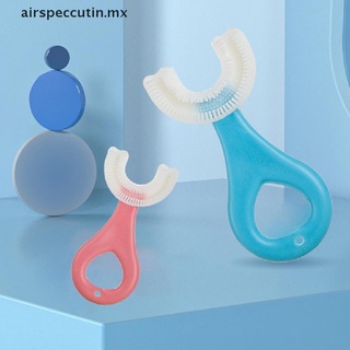 【airspeccutin】 Baby Toothbrush Children Teeth Oral Care Cleaning Brush Silicone Baby Toothbrush 【MX】