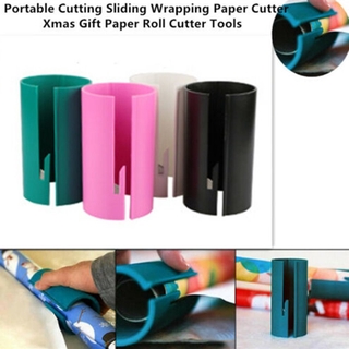 Herramienta de corte de papel de regalo de navidad verde portátil Mini cortador de papel