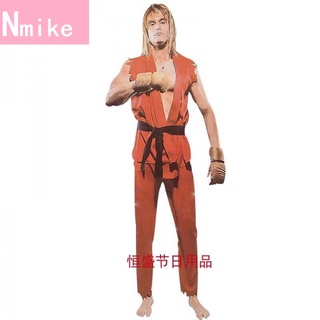 Nmike Haloway Halloween fiesta de actuación para adultos ropa de Street Fighter ropa Street Fighter Kenlong