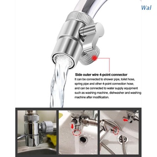 wal purificador de agua 4" divisor de tres vías válvulas adaptador de jardín bola de agua válvulas grifo