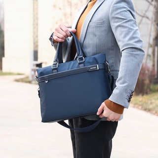 Bolso de hombre maletín Oxford tela ocio negocio14Pulgadas Bolsa de ordenador de gran capacidad bolsa hombres bolso de hombro