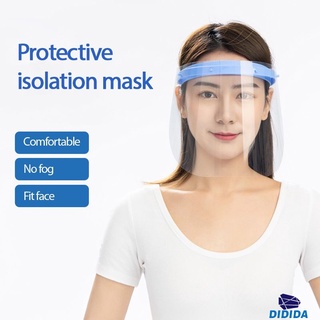 Máscara Ajustable Soporte De Plástico Protectora Cara Completa Transparente Mascota Pantalla cozyroom2