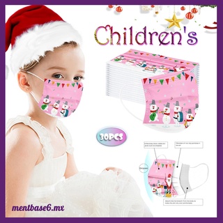 navidad niños máscara desechable mascarilla facial industrial 3ply oreja bucle (rncids.mx)