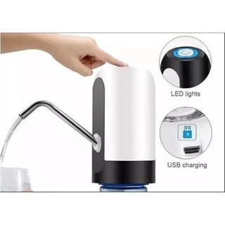 Dispensador de Agua para Garrafon Inalambrico Recargable USB Luz Led (1)