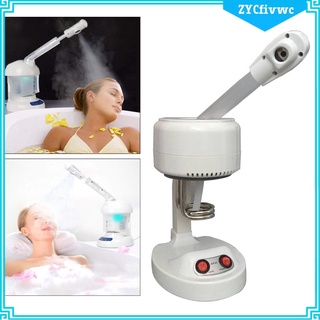 Tabletop Facial Steamer w/Rotatable Arm Sprayer Desktop Warm Mist Facial Moisturizing for Home Salon Spa Beauty Personal