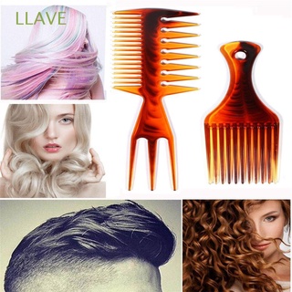 LLAVE Belleza Horquilla Peine Durable Styling Tool Cepillo de pelo Doble cabeza Hot New Peluqueria Accesorios de peluqueria Peinado afro