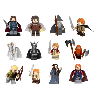 Mini Figuras El Señor de los Anillos Lego muñecos de construcción bloques armables minifiguras Frodo Gandalf