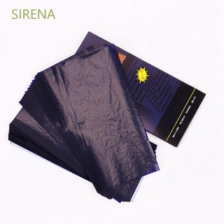SIRENA Double-Sided Stationery 48K Thin Finance Carbon Paper Office Blue Kind Carbon 50PCS