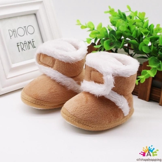 Bebé niño niña botas de algodón recién nacido zapatos Casual
