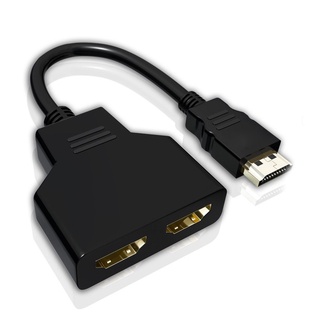 4K HDMI 2.0 Cable Divisor Adaptador Convertidor 1 En 2 Salidas Macho A 2 UHD