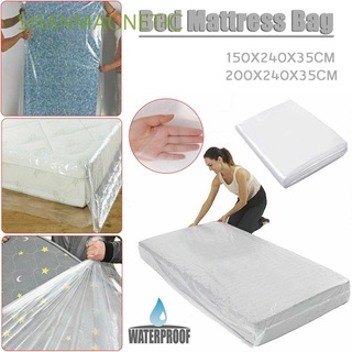 SHANMAGNETIC Universal Dust Cover Transparent Protective Case Mattress Cover S/L for Bed Moving House Storage Waterproof Household Mattress Protector