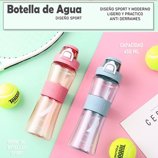 Botella Agua Fashion Oficina Gym Sport Viaje Hermetica