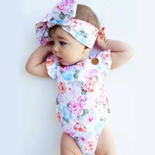 Jx-mono floreado Para bebés/niñas/Conjunto De ropa Para verano