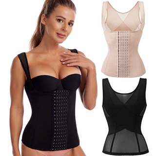 Beauty Waist Closing Large Size Corset Top Women's Postpartum Corset Waist Closing Abdomen Chest Support Slim Tank Top