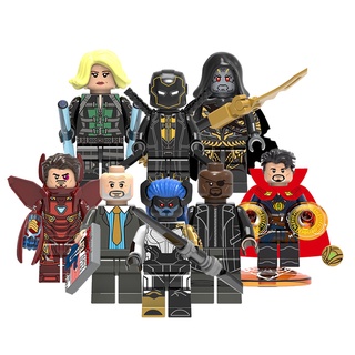 Marvel Nick Fury Minifigures Black Widow Corvus Glaive Block juguetes regalos