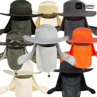Go winter18 verano viaje al aire libre pesca pescador cuello cara UV protección solar solapa gorra sombrero