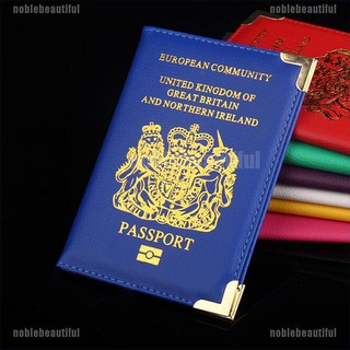 [Nobleome] funda protectora De cuero Pu Estilo europeo y pasaporte (4)